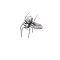 New Spider Ring – Black Style Unisex Couple Ring, Western Fashion Stainless Steel Band for Halloween